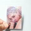 50pcs/pack Glitter Love Heart Laser Photocard Sleeves 58mm*89mm Kpop Toploader Card Idol Photo Cards Protective Storage Bag