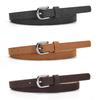 Fashion Minimalist Women's Thin Belt Suede Skinny Waistband for Jeans Dress Decorative Waist Belt 3pcs