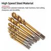 HSS Sprial Thread Tap Titanium Coated Metric SAE Screw Tap Drill Bits M3-M8 Or M2-M12 Machine Plug Tap Threading Tool Hand Tools