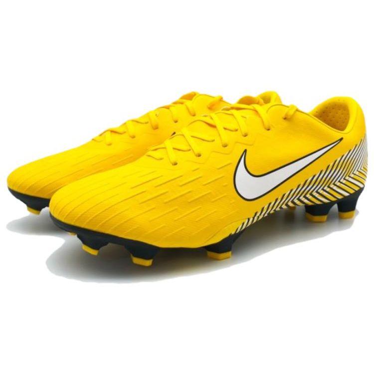 Nike Мужские бутсы Mercurial Vapor 12 Pro NJR FG Amarillo желтый бело-черный AO3123-710