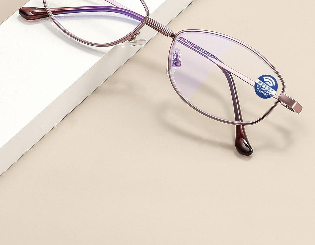 2025 Женские HD Металлические Модные Очки для Чтения с Защитой от Синего Света