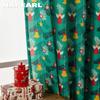 1 шт. шторы полублэкаут в рождественском стиле, шторы с мультяшным принтом для гостиной, спальни, балкона, окон, домашний декор