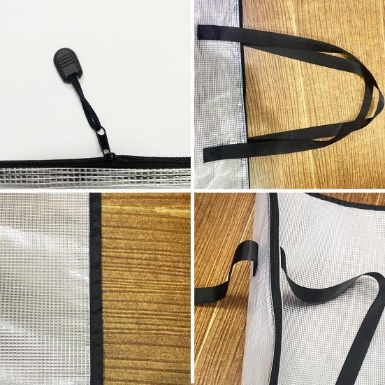 Чехол для хранения постеров, папок с досками объявлений, прозрачная сумка для переноски художественного портфолио, сумка-тоут