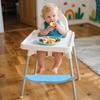 Adjustable High Chair Footrest Non-Slip Plastic Step Stool for Toddlers