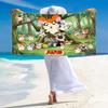 Hamtaro Anime Print Beach Towel, Large Soft Quick Dry Towel for Beach Camping Swimming