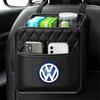 Car Back Seat Organizer Hanging Automatic Storage Pocket for Volkswagen VW RLINE GOLF POLO PASSAT B5 Beetle Tiguan T-ROC Touareg  ZG9