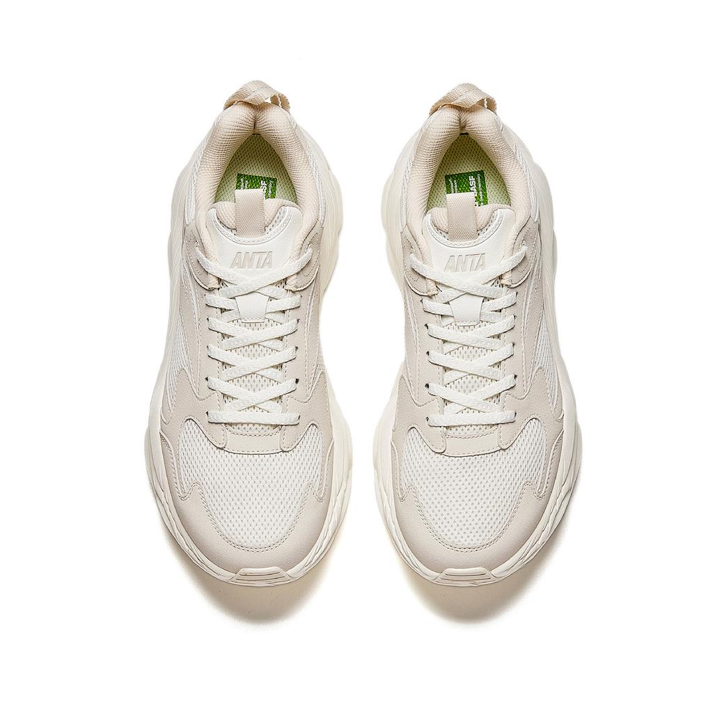 Anta Chenge Ретро Тренд Толстая Подошва Универсальные Увеличивающие Рост Легкие Дышащие Износостойкие Низкий Верх Повседневная Обувь Мужские кроссовки 912548832-2