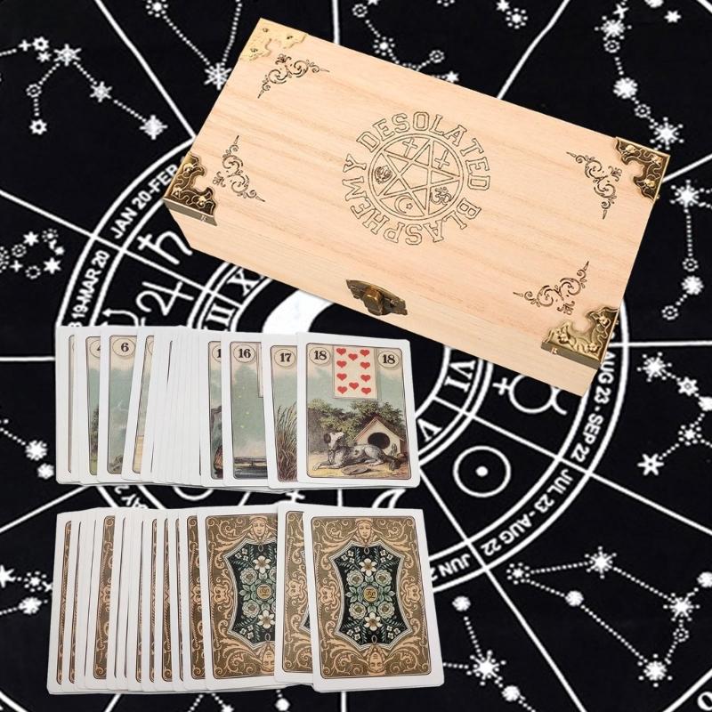 Fashion Wood Playing Card Holder Deck Box Storage Case Organizers Playing Cards Poker Card Box Handcrafts For Men Women