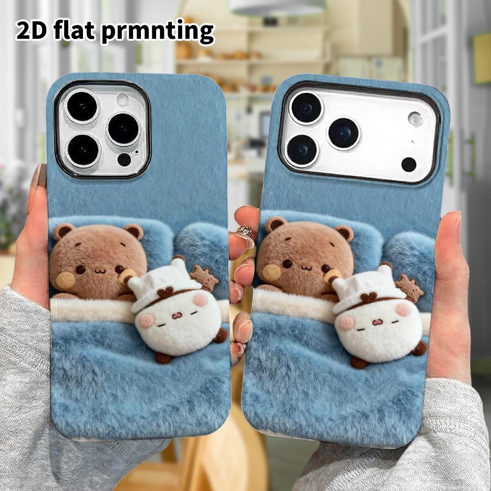 Phone Case: 2D flat Samsung Galaxy A34 A35 M05 M06 S20 S22 S21 FE Plus 5G protective case, lying quietly on the pillow, perfect Christmas and Hallowee