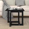 VidaXL Coffee Table Black 50x50x45 Cm Solid Pine Wood 822176