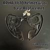 База для крепления визора шлема Rpha 11 для HJC HJ-26, Аксессуары для базы Rpha 70, Комплект осевых винтов, Запчасть