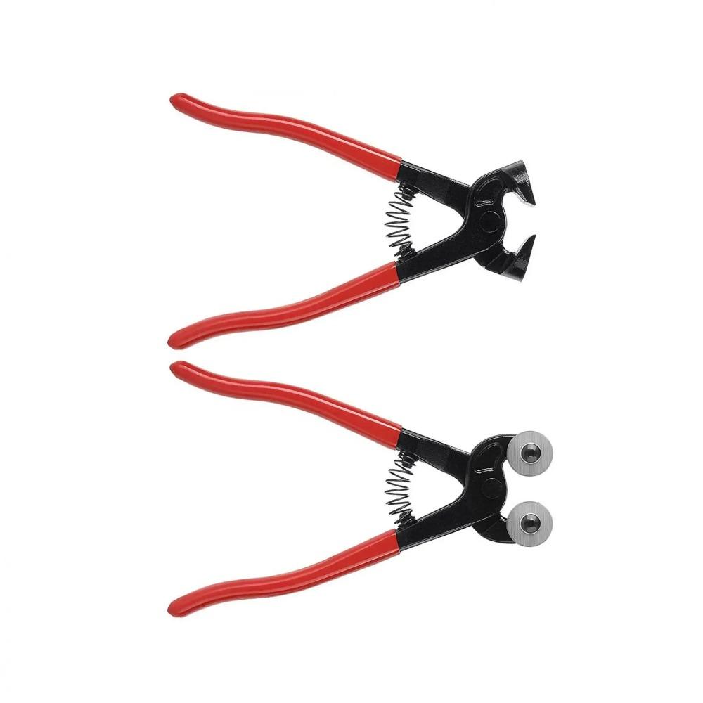 Кусачки для резки стекла с мягкой ручкой, портативные плоскогубцы для резки мозаики, стекла