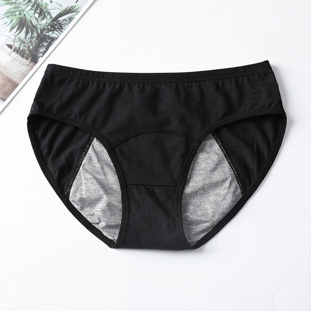 Women'S Menstrual Panties Mid-Waist Cotton Postpartum Women'S Panties Fully Covered Panties