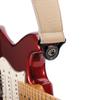 Comfort Leather Auto Lock Guitar 25BAL01 D'Addario Strap, Tan,