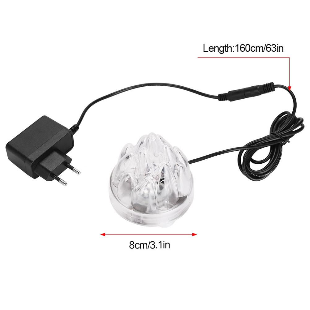 Aquarium Waterproof Light Fish Tank Underwater Fish Lamp Aquariums Volcano Air Pump Light