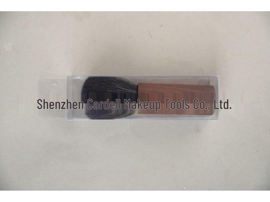 Компактная пухлая кисть для удаления пыли с ногтей - Кисть для пудры и румян в стиле бревна для сметания волос и нанесения макияжа