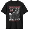 Футболка с коротким рукавом Quiet Riot Футболки для мужчин и женщин Рубашки для бега Тренировочная футболка