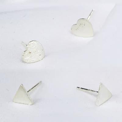 Серьги из серебра 925 пробы Ежедневные Базовая форма