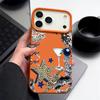 Leopard Star Disco Ball Pattern Case For iPhone 17 Pro Max iPhone 16 Pro Max 15 14 13 12 11 16E Air Luxury Leather Texture Silicone Cover