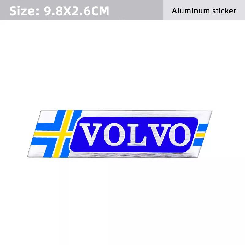 3D Emblem Sticker Logo Car Fender Badge Trunk Decal For Volvo ES90 EC40 EX40 EM90 XC90 V90 V60 XC60 V40 S80 S60 S90 XC40 XC70