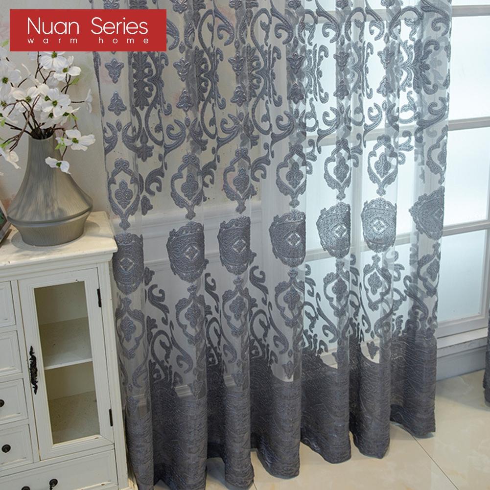 1 шт. серия Nuan, модные и элегантные полузатемняющие шторы в европейском стиле для гостиной, спальни, домашний декор