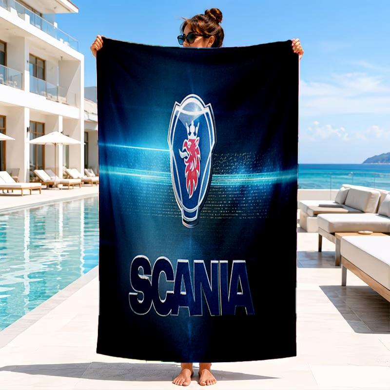Sca-nia Lion's Strength Beach Towel, Microfiber Beach Towel, Perfect For Pool, Beach, Travel, Home Decor Beach Party Fan gifts