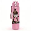1PC Surfer Male Silhouette 750ml sports water bottle leakproof straw lid outdoor office home