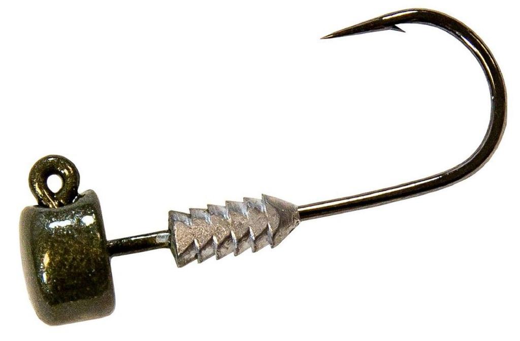Tackle Tactics TT Nedlockz HD Jig Head Pumpkin 3/8 Oz 5/0H 4/pack (7762)