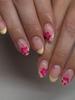 24 шт. Сафлоровые французские накладные ногти Press on Nail