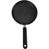 Tissting Crepe Pan 6in Aluminum Alloy Non Stick Pancake Dosa Griddle with Plastic Handle, Round Flat Skillet for Induction Stove Gas Cooker
