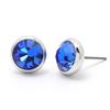 E388 Sapphire Austrian Genuine Crystal Earrings