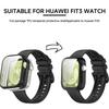 Для Huawei Watch Fit 3 Ремешок Мягкий Силикон Спортивный Браслет + Мягкий Чехол из ТПУ Дышащий Браслет для Умных Часов Для Huawei Fit3 Correa