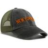 НЬЮ-ЙОРК Буквы Бейсболка Мужская Летние Сетчатые Кепки Женская Snapback Боковая Винтажная Боковая Вышивка Хип-Хоп Тракерская Кепка Унисекс