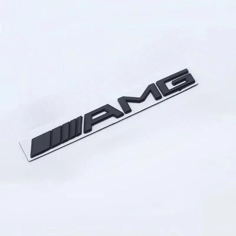 1pcs For AMG Suitable for Mercedes-Benz W204 W205 W206 W177 X205 W166 A/B/C/E/G/CLA/GLK-class decorative 3D ABS trailer sticker. ED1