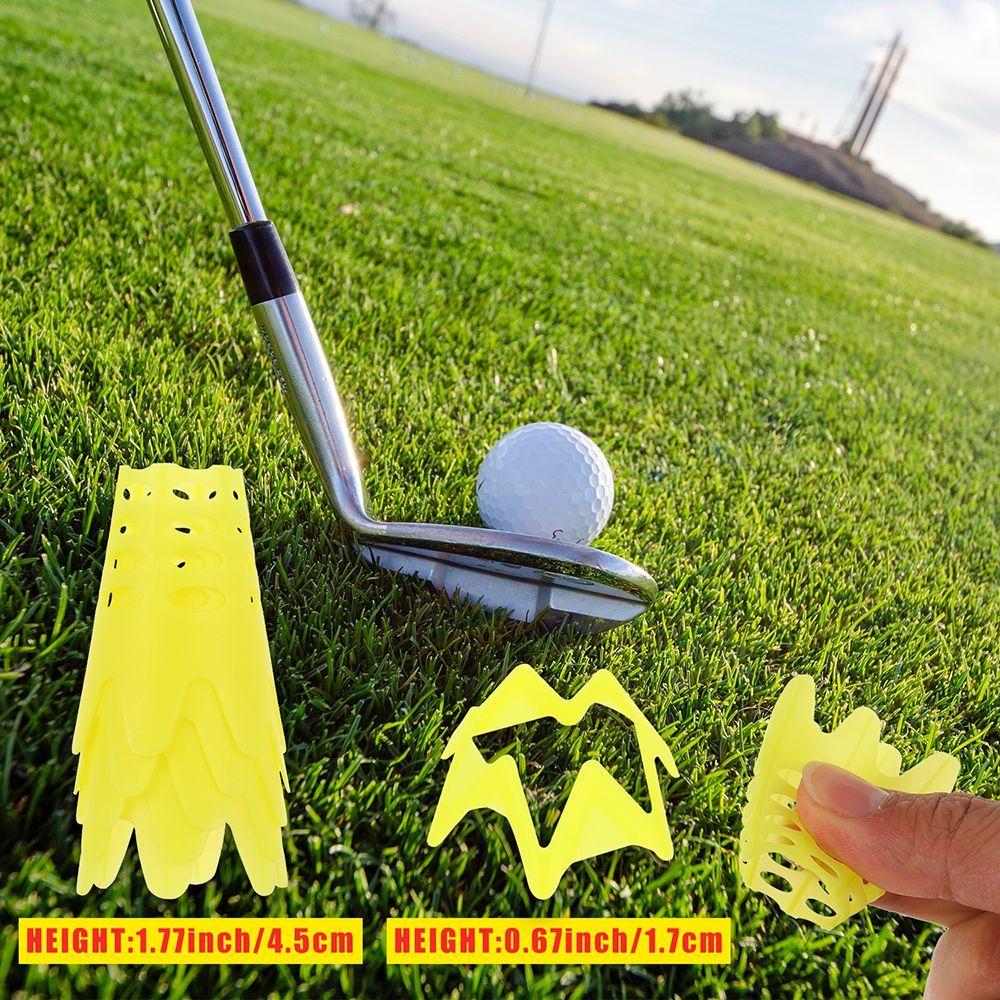15pcs Simulator Men Plastic Golf Ball Nail Professional Golf Mat Tees Training