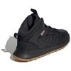 adidas Fusion Storm Скользкие Термосредние Винтажные Баскетбольные Кроссовки Унисекс Черные JP7714