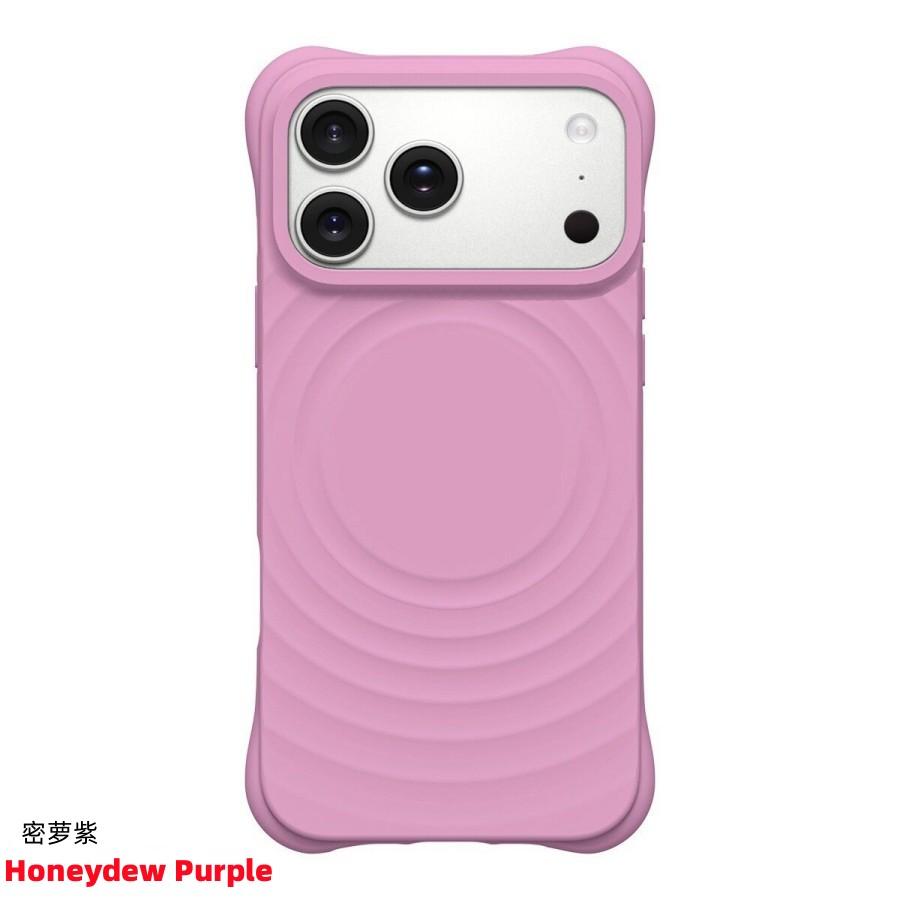 Ripple Liquid Silicone Magnetic Phone Case For MagSafe iPhone 17Air 14 15 16 17Pro Max 16Pro 17Pro Soft Shockproof Phone Cover