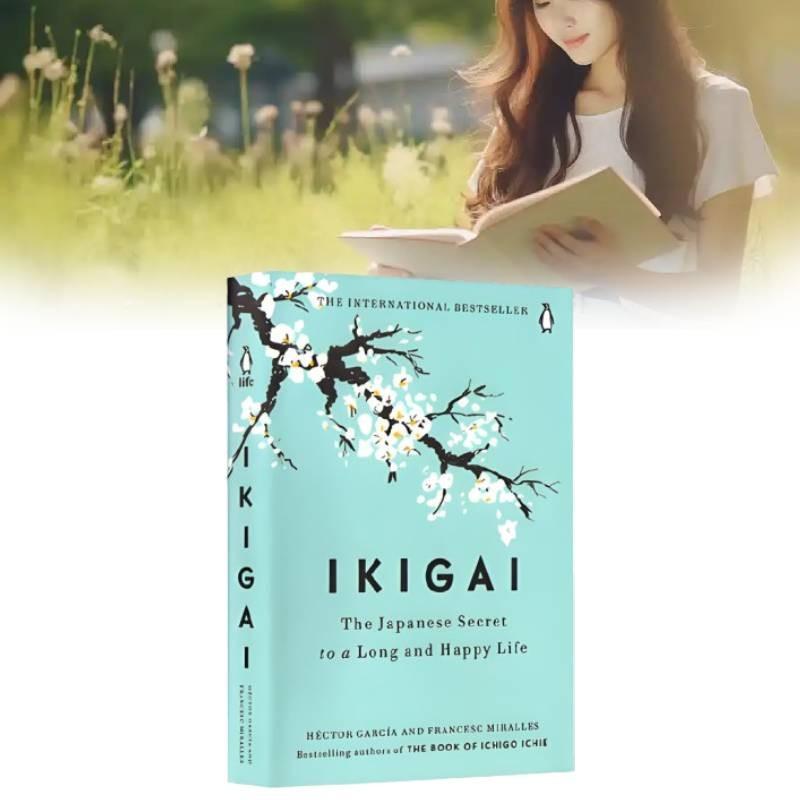 Икигай Японский Секрет Долгой И Счастливой Жизни Книга для Чтения на Английском Языке Подарок