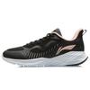 Li Ning повседневные амортизирующие светоотражающие износостойкие нескользящие низкие кроссовки женские кроссовки серые черные ARSR046-3