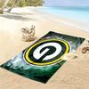 Green Bay Packers2 Print Beach Towel, Large Soft Quick Dry Towel for Beach Camping Swimming