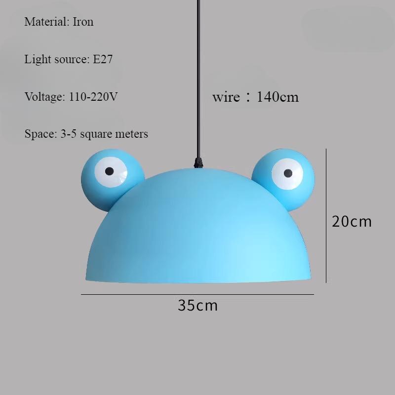 Современный подвесной светильник Frog для магазина, скандинавского детского сада, класса, ресторана, хот-пота, ресторана в индустриальном стиле, парикмахерской, освещения