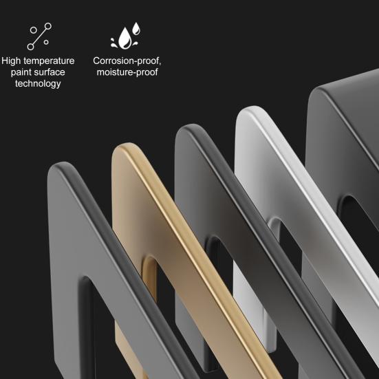 3Pcs Under-Desk Laptop Storage Mount Strong Load-bearing High Stability Easy Installation Laptop Holder Notebook Storage Organizer