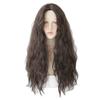 Fluffy Wavy Mega Volume Full Wig, Perfect for Hair Arrangement, Gal Style, Women's Wig, Long Curly Lolita Wig (Black)