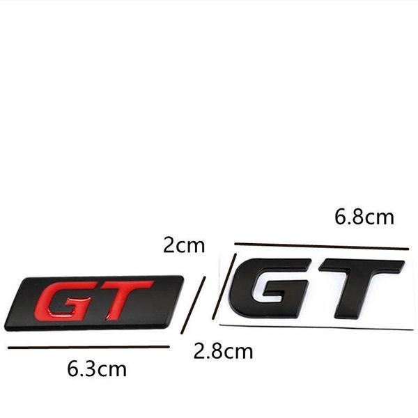 Логотип GT, автомобильная наклейка, значок, эмблема, наклейки