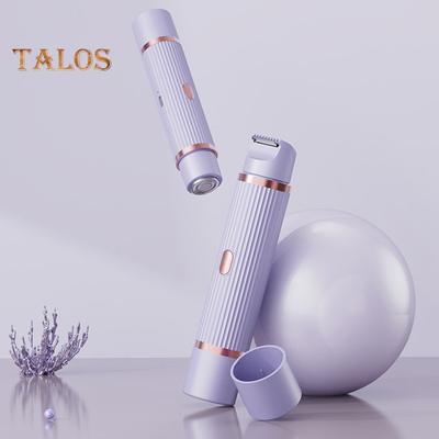 Женская электробритва USB перезаряжаемая водонепроницаемая портативная дорожная бритва для лица, тела, зоны бикини, рук, ног, эпилятор, триммер