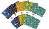 Irodori Small Pattern Tenugui Auspicious No Fray Set of 33 X 90cm Towels, Pattern, Prevention, 5, (TE-X5-06012-IR)