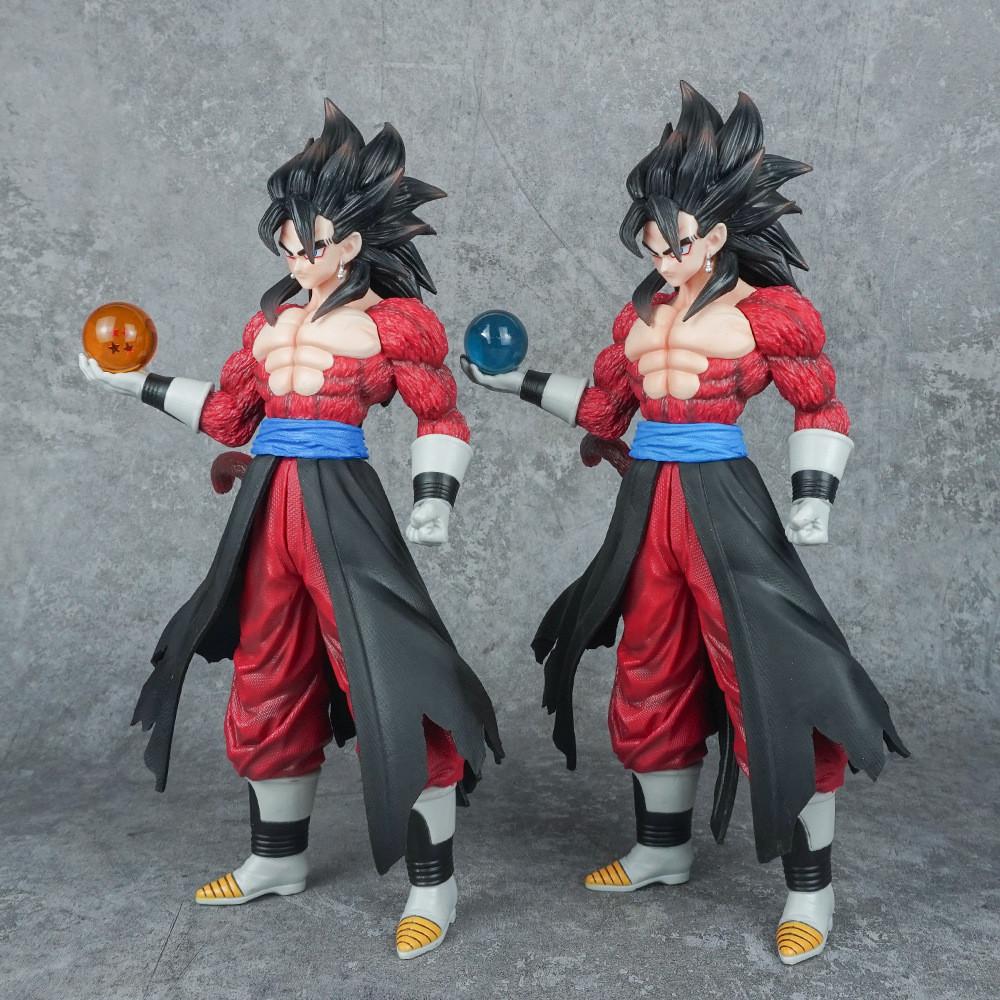 30СМ Аниме Dragon Ball Super 4 Сон Гоку Стоящий Держащий Драконий Шар Поза Модель Супер Сайян Игрушка Фигурка Действия Большая Кукла