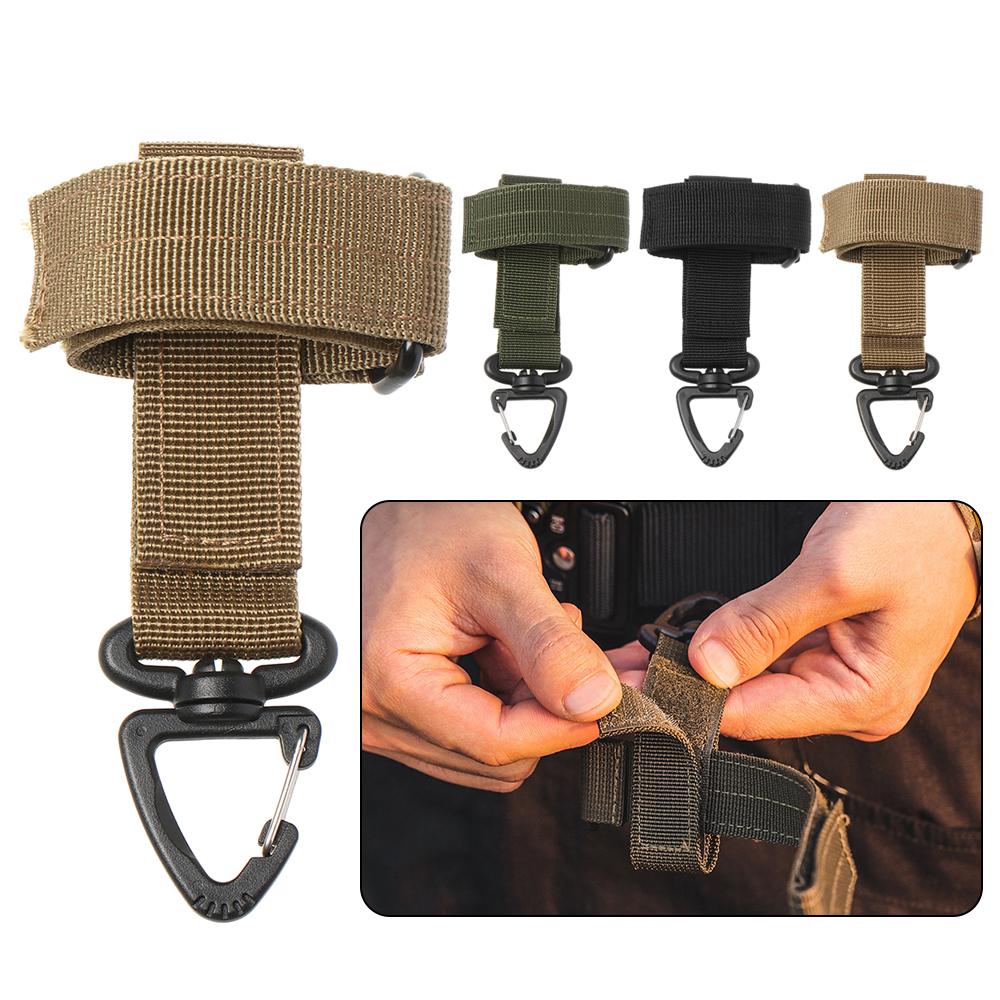 Outdoor Nylon Safety Hanging Buckle Climbing Rope Storage Glove Hook