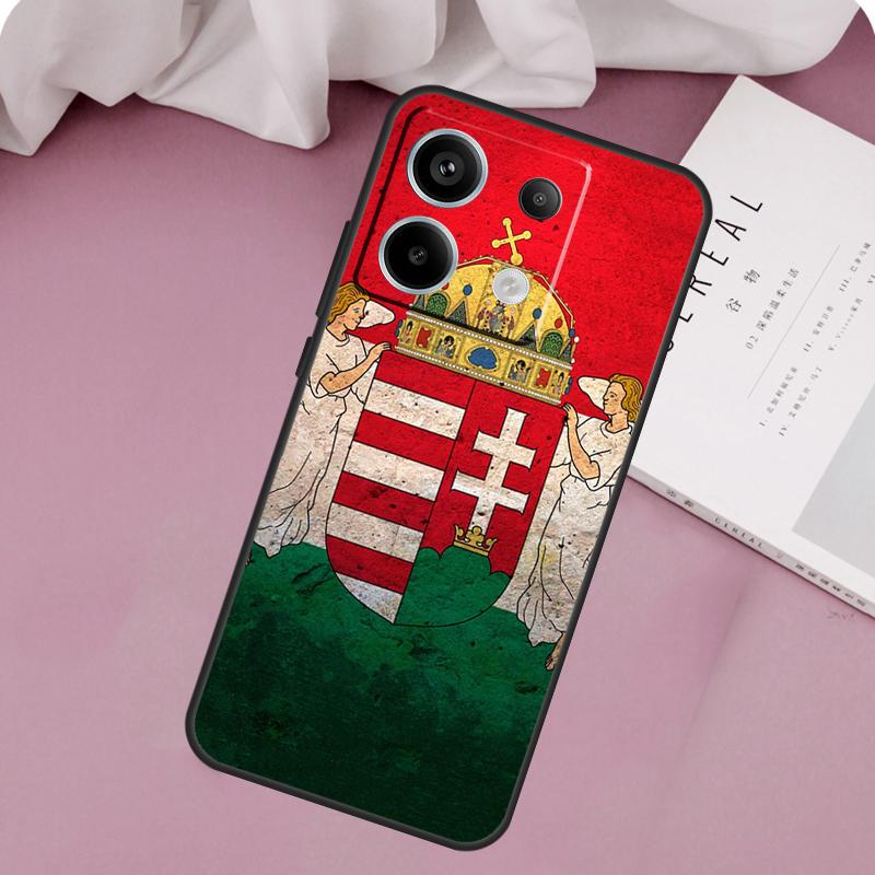 Чехол Флаг Венгрии для Xiaomi Redmi Note 13 14 12 11 10 9 15 Pro Plus Redmi 15 14C 10C 12C 13C 15C