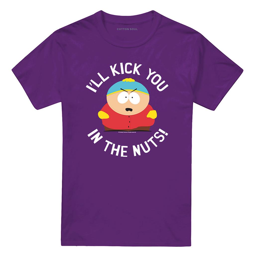 South Park Unisex Adult IÂ´ll Kick You In The Nuts! T-Shirt